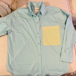 Abercrombie womens oversized button down